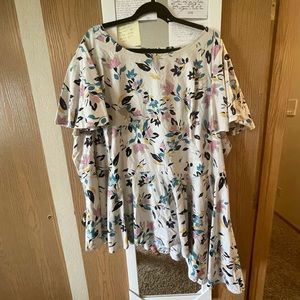 Lane Bryant Peplum High Low Blouse